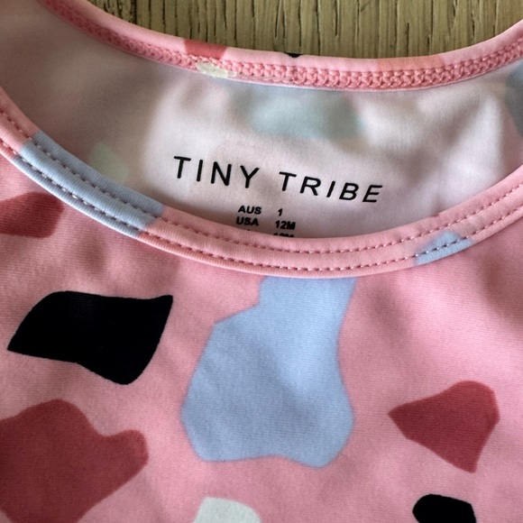 Tiny Tribe - Baby Girls Terracotta Bathers/Tankini - Size 12mo - Picture 2 of 2